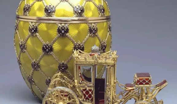 Imagem que ilustra o título: Páscoa luxuosa: os incríveis ovos Fabergé